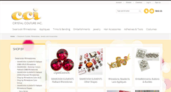 Desktop Screenshot of crystalcoutureinc.com